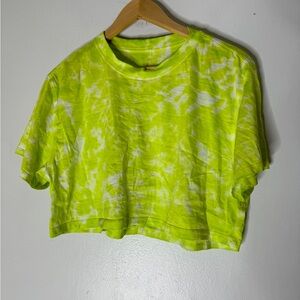 lululemon athletica Lime Tie-Dye Short Sleeve Tee